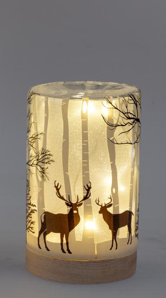 Deko-Licht LED Natur Hirsch 15cm 20cm 