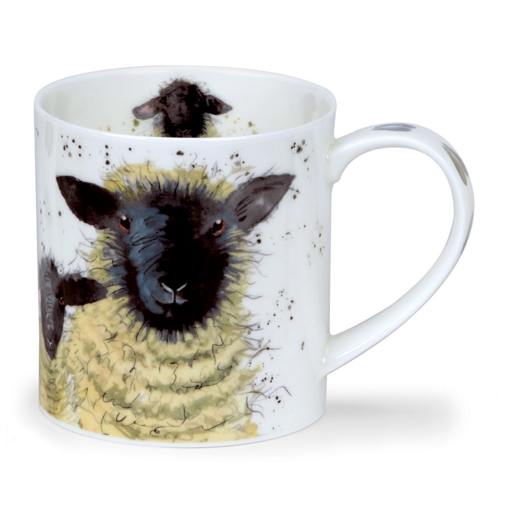 Bild von Dunoon Tasse Shaggy Sheep Suffolk Schaf Orkney