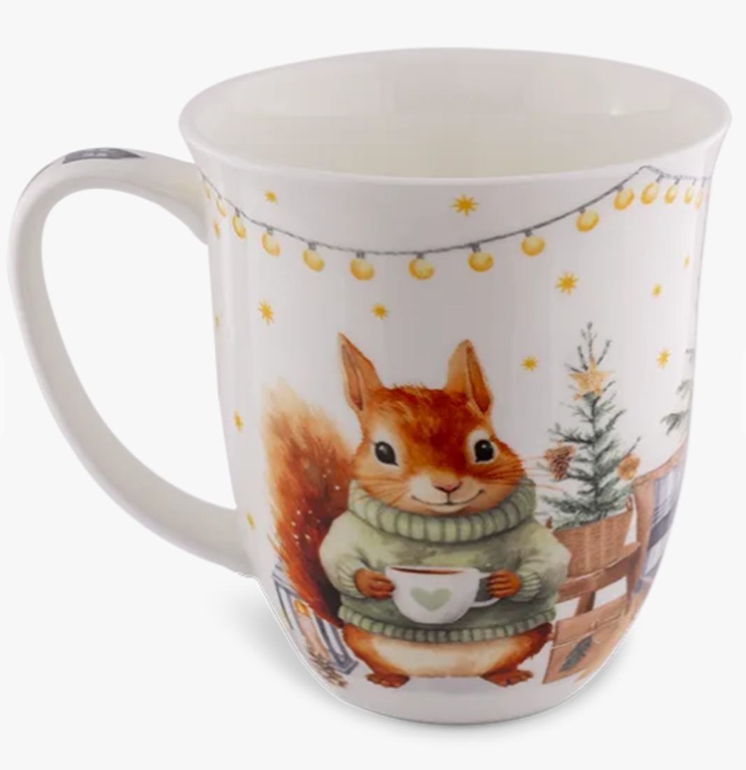 Bild von Tasse Eichhörnchen Jumbobecher 400 ml Fine Bone China 