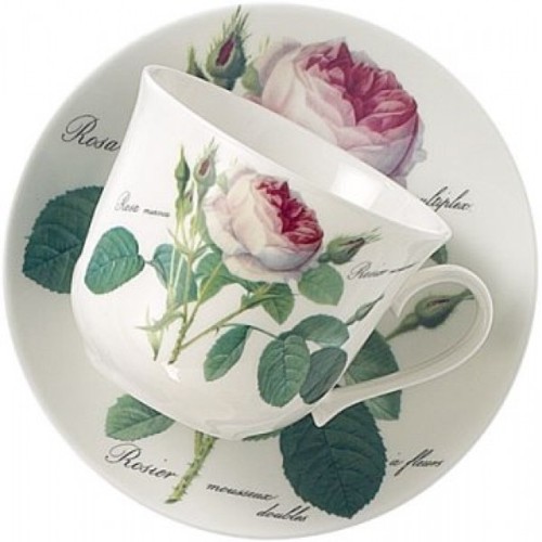 Bild von Roy Kirkham Tasse mit Untertasse Jumbo Redoute Roses