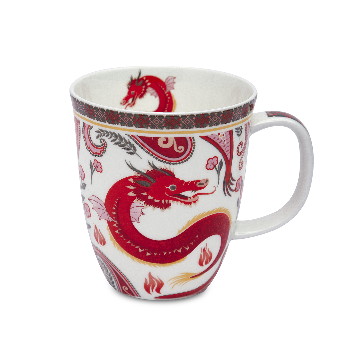 Bild von tealogic Zora Drache Henkelbecher Fine Bone China