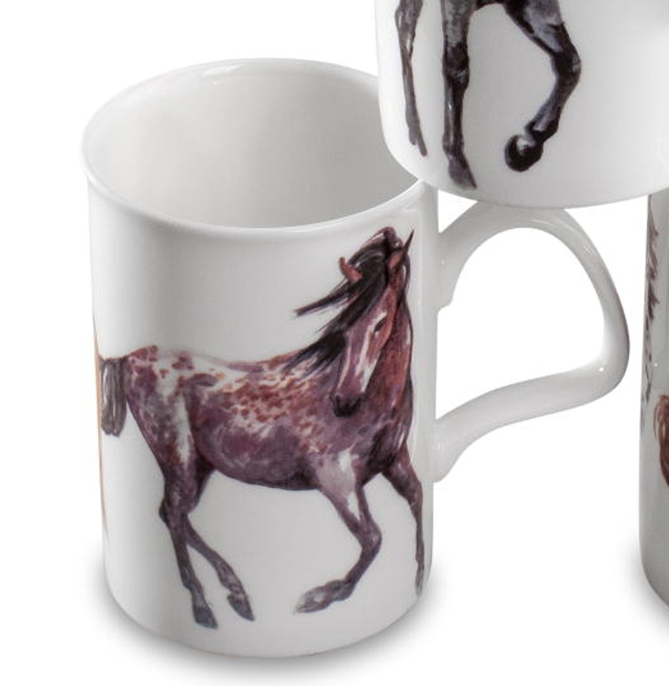 Bild von Roy Kirkham My Horses Pferde Lancaster Becher (Motiv 1)