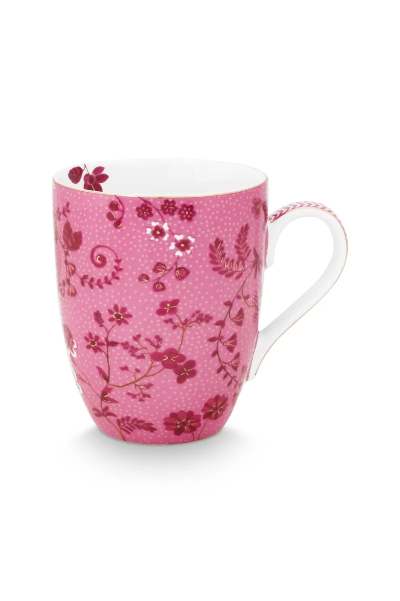 Bild von PIP Studio Tasse Jolie Flowers pink Henkelbecher