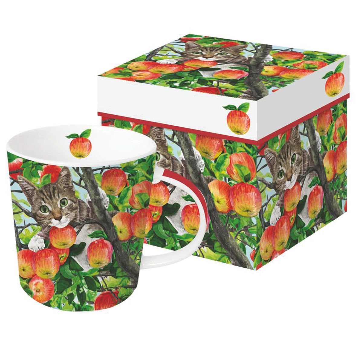 Bild von PPD Tasse Fuji Katze Trendmug Porzellanbecher mit Geschenkkarton