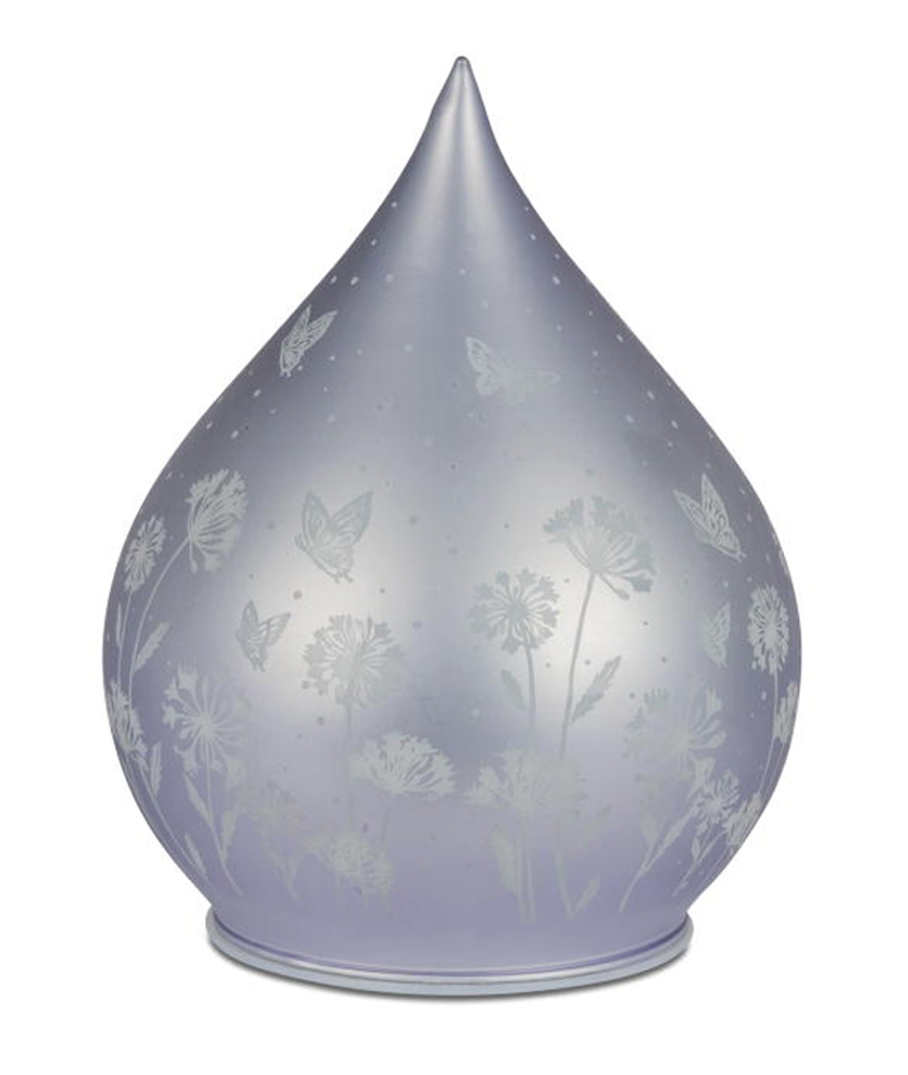 Bild von Deko-Licht Tropfen LED pastell lila 13cm 15cm 21cm Blumen