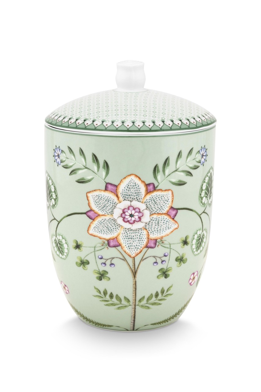 Bild von PIP Studio Porzellandose Lily&Lotus Light Green 1,5L Vorratsdose 