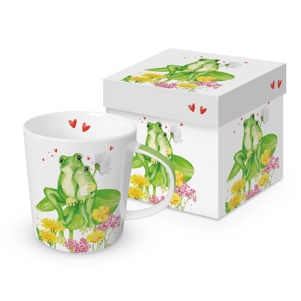 Bild von PPD Tasse Tina & Tom Frösche Trendmug Porzellanbecher mit Geschenkkarton