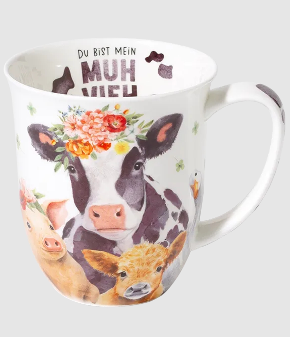 Bild von Tasse Kuh & Friends Jumbobecher 400 ml Fine Bone China 