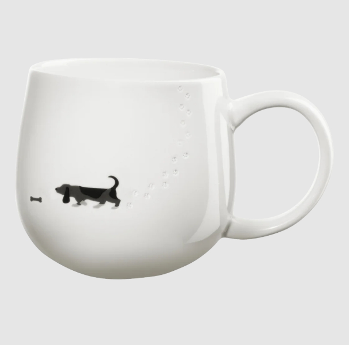 Bild von ASA Selection Tasse magu footprints dog Hund Henkelbecher 0,4 L