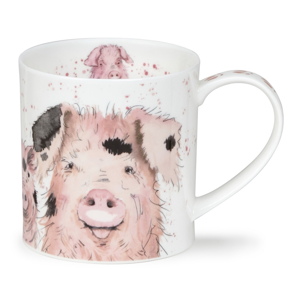 Bild von Dunoon Tasse Piggles Schweine Orkney