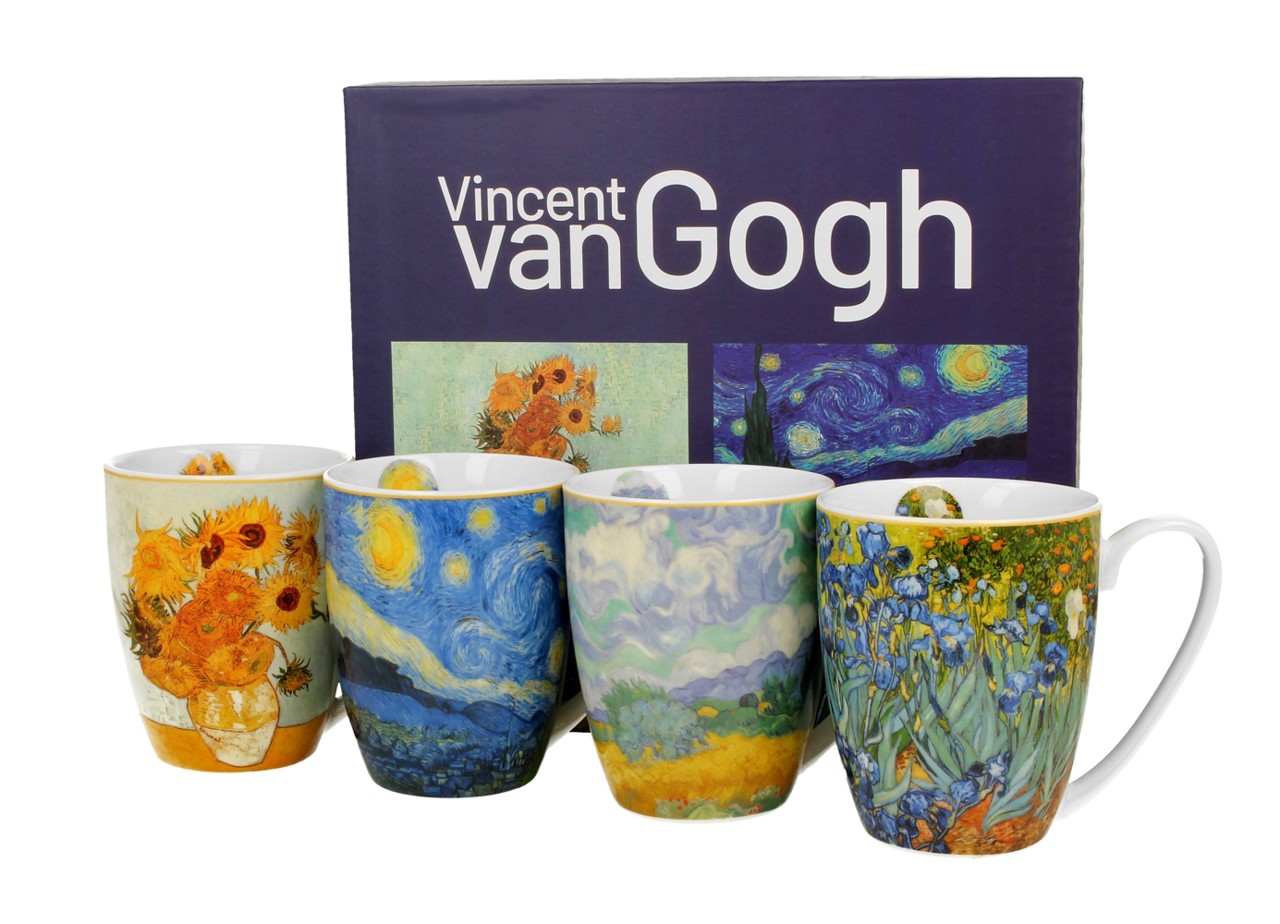 Bild von DUO Tassen Van Gogh 4er Set Classic Porzellan 0,36 L