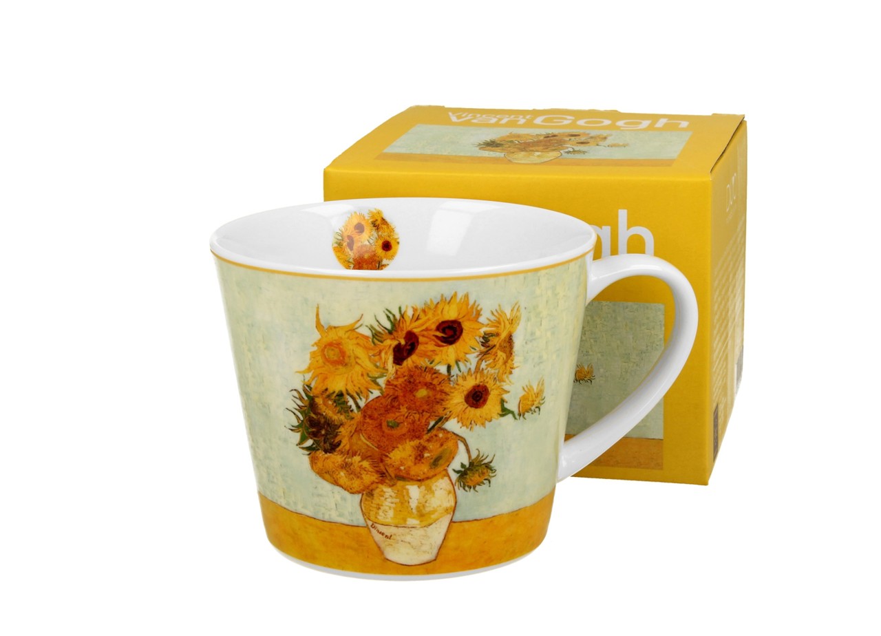 Bild von DUO Straight Mug Sunflowers van Gogh Porzellan 0,6 L