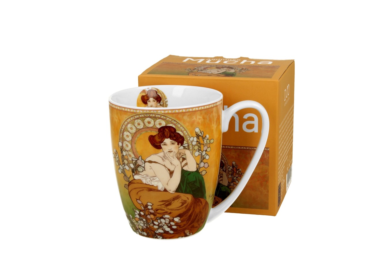Bild von DUO Tasse Topaz Alfons Mucha Classic Porzellan 0,36 L