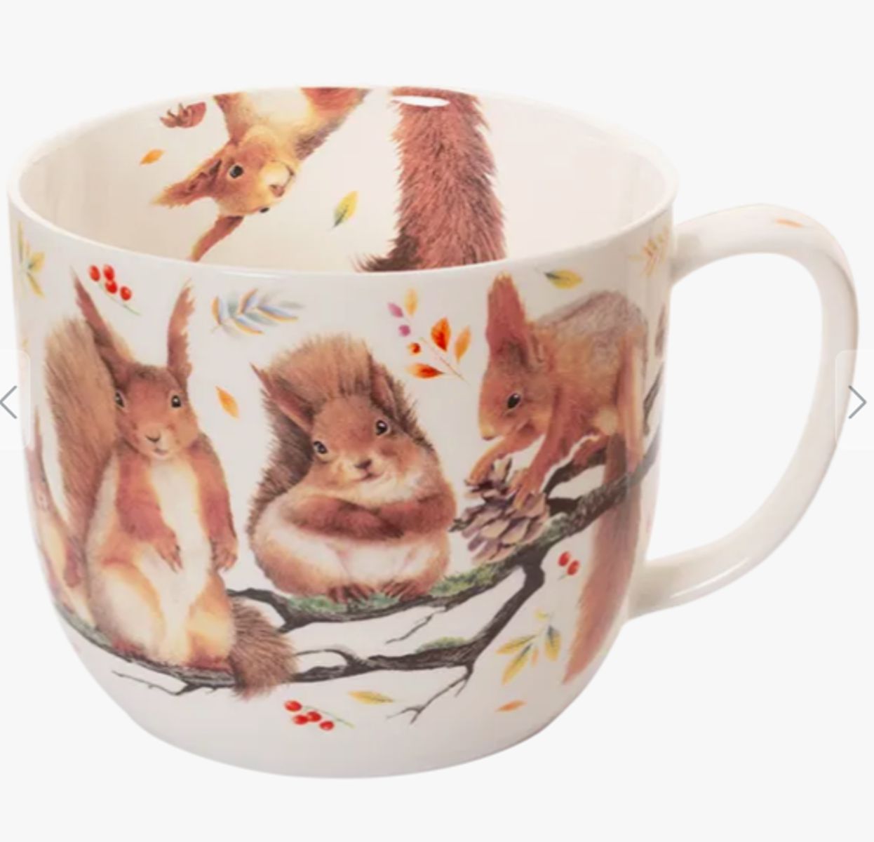 Bild von Jumbobecher Eichhörnchenbande 700 ml Fine Bone China 