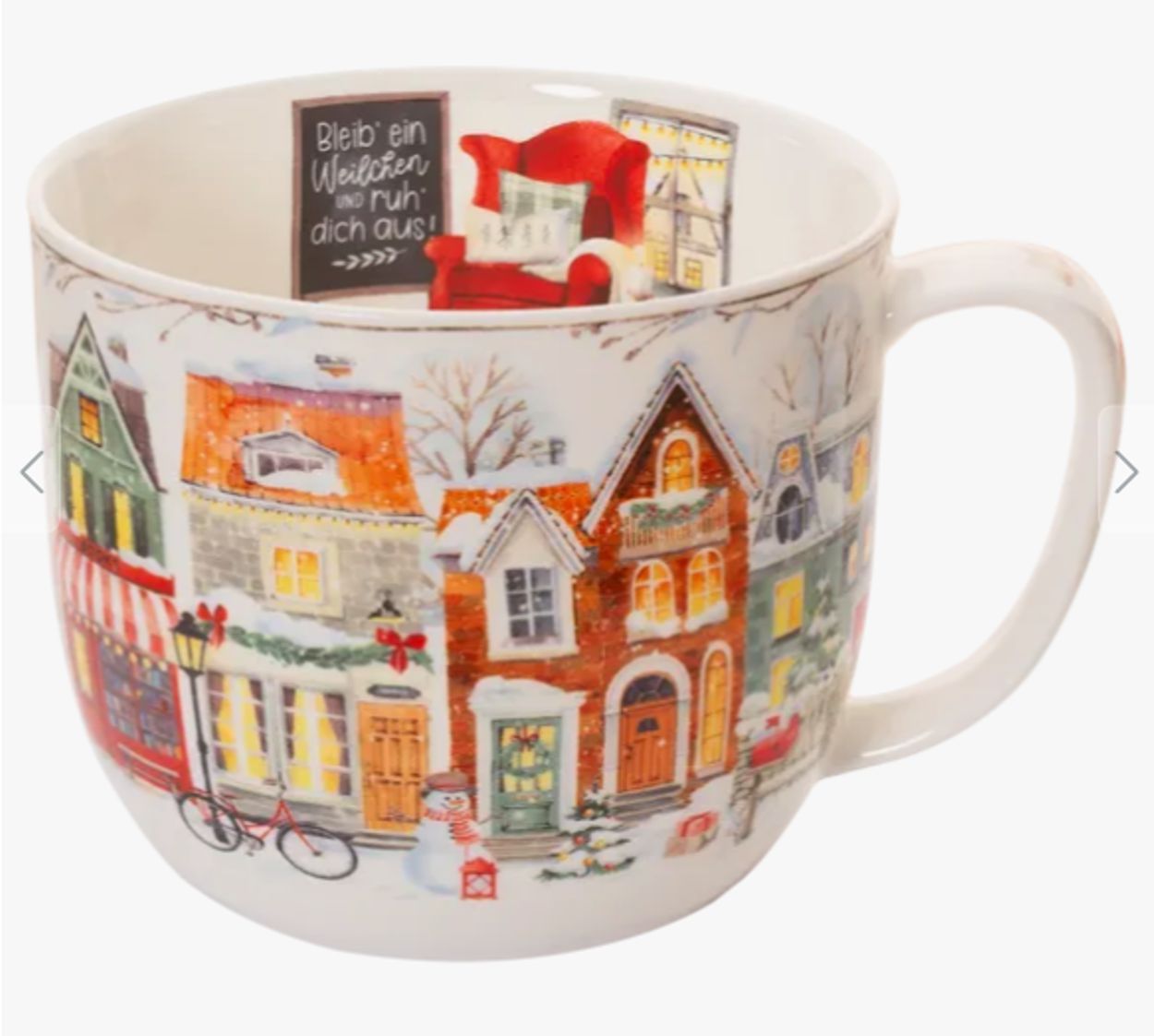 Bild von Jumbotasse Winterstädtchen 700 ml Fine Bone China 