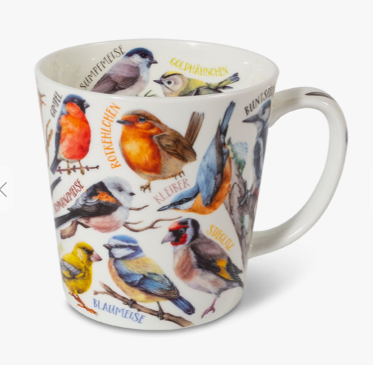 Bild von Tasse Wintervögel Jumbobecher 500 ml Fine Bone China 