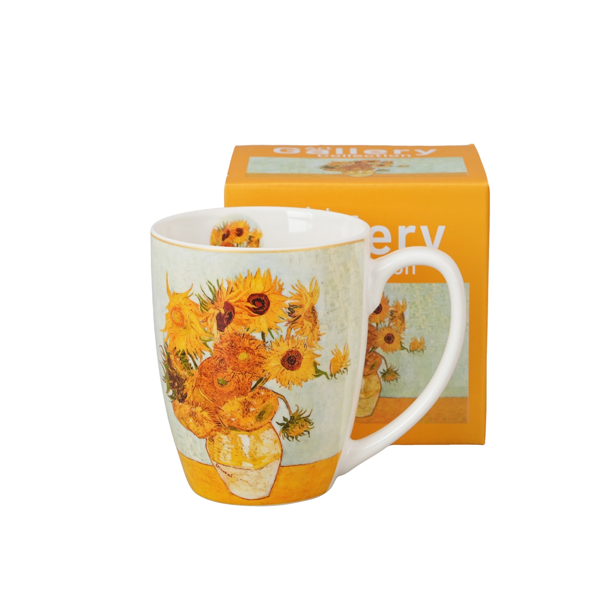 Bild von DUO Tasse Classic Sunflowers van Gogh Porzellan 0,36 L