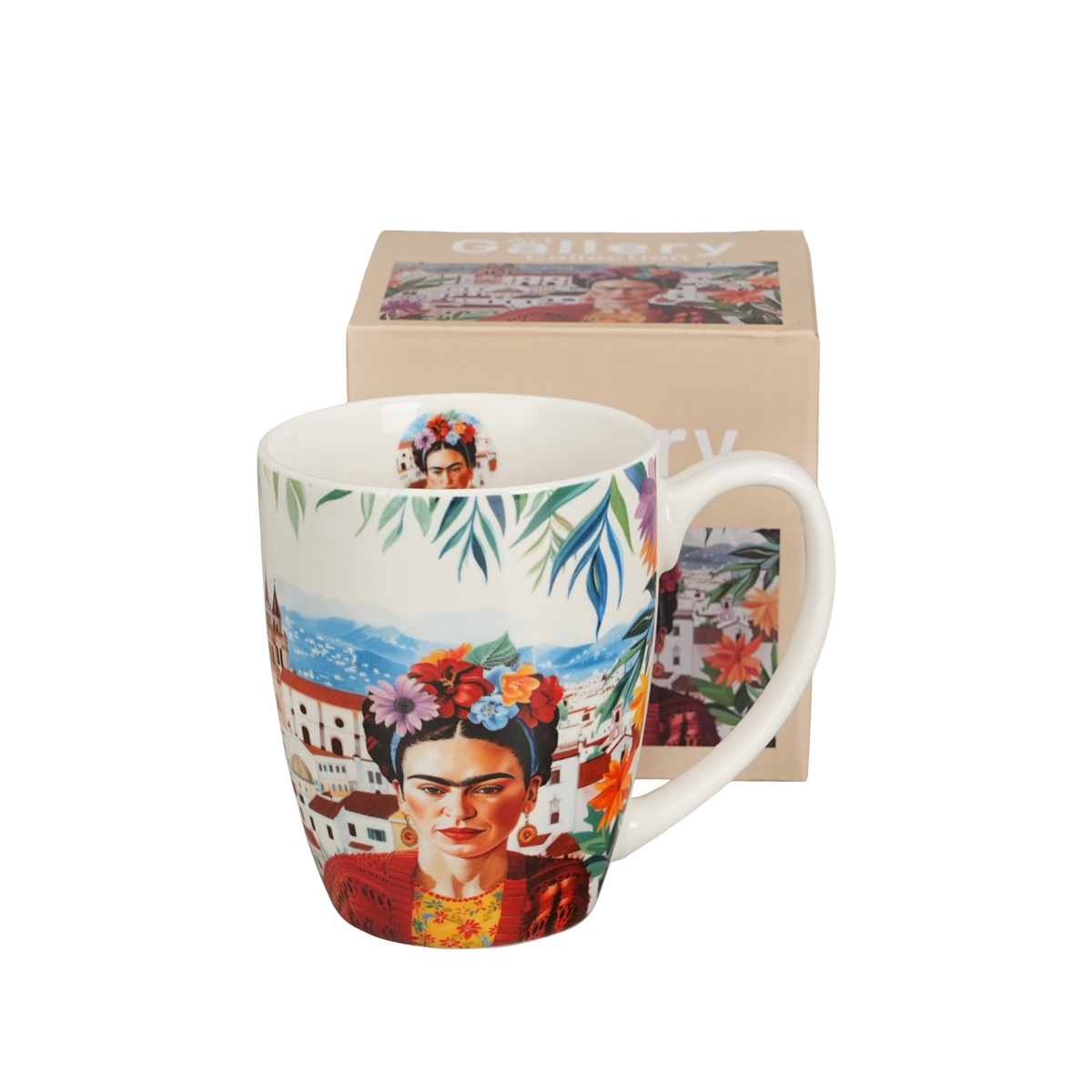 Bild von DUO Tasse Classic Mexican Art red Porzellan 0,36 L