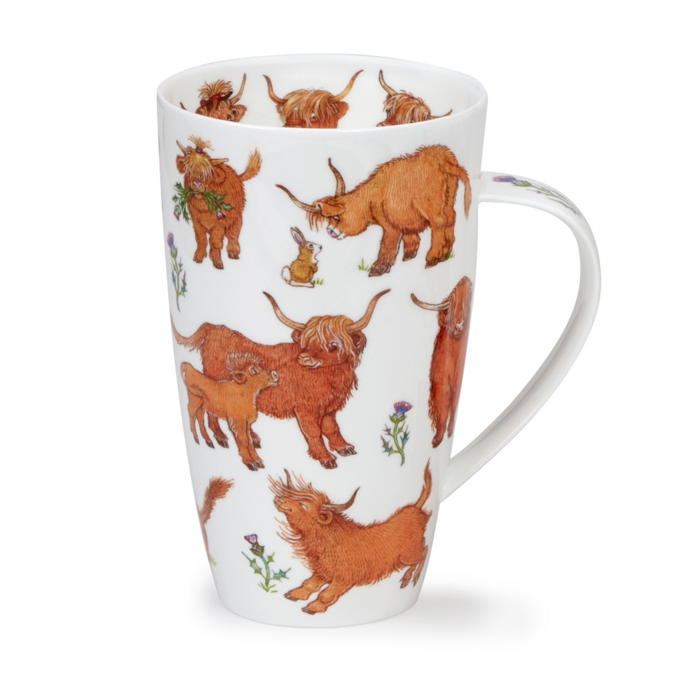 Bild von Dunoon Tasse Heelan Coos Hochlandrinder Henley Jumbobecher 