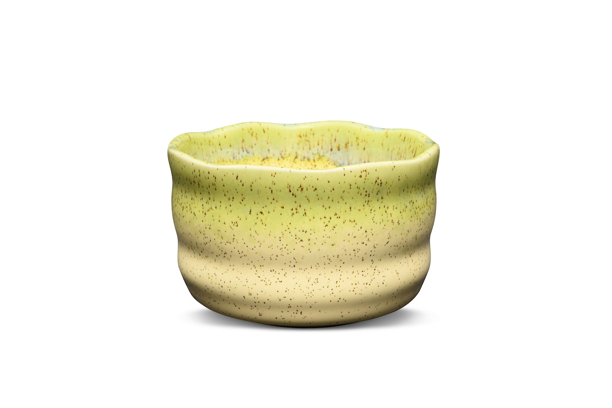 Bild von MAOCI Matchaschale Matchaset gelb Keramik