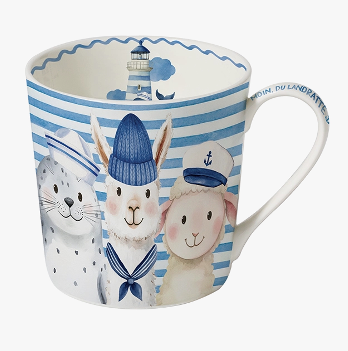 Bild von Tasse Küstenbande 400 ml Fine Bone China 