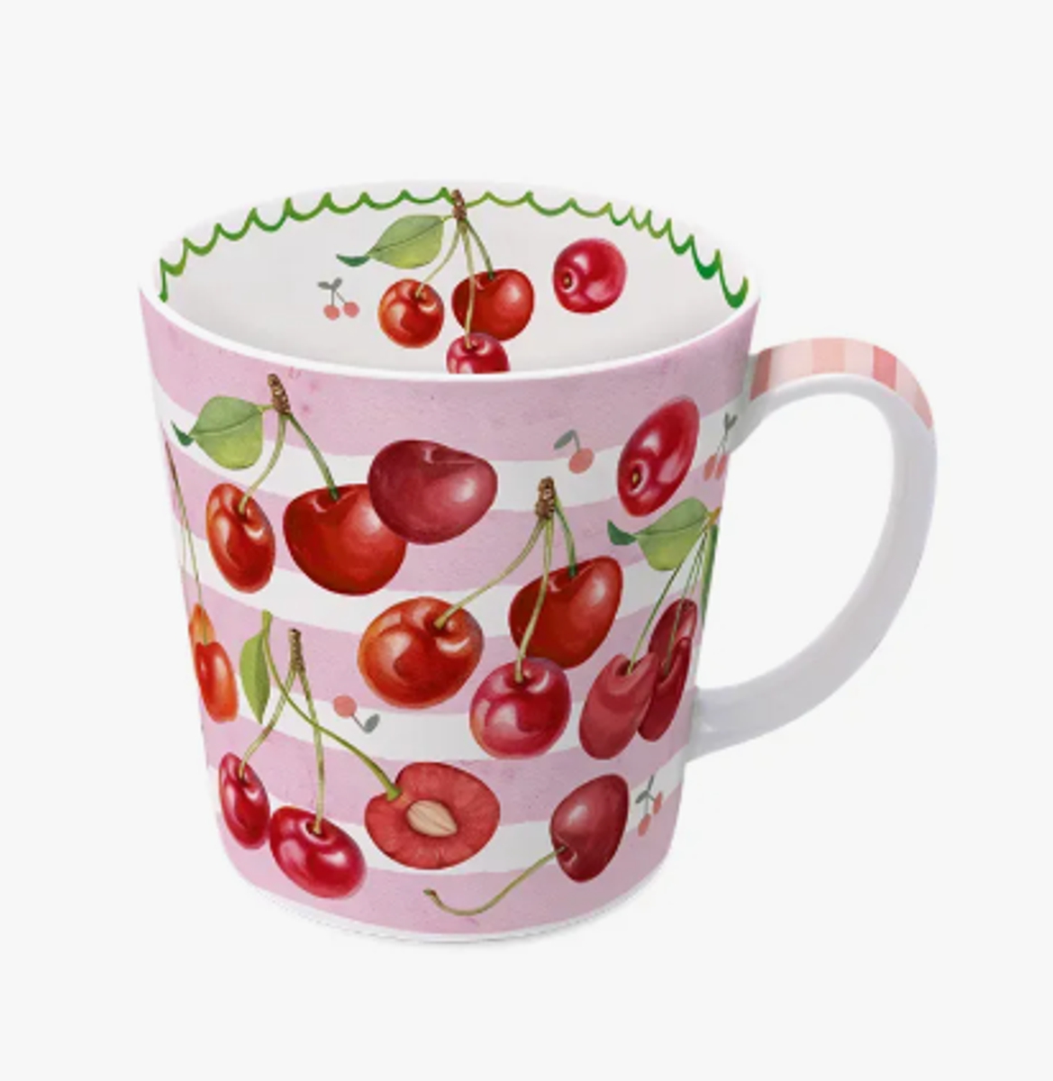 Bild von Tasse Sommerlaune Kirschen Jumbobecher 500 ml Fine Bone China 