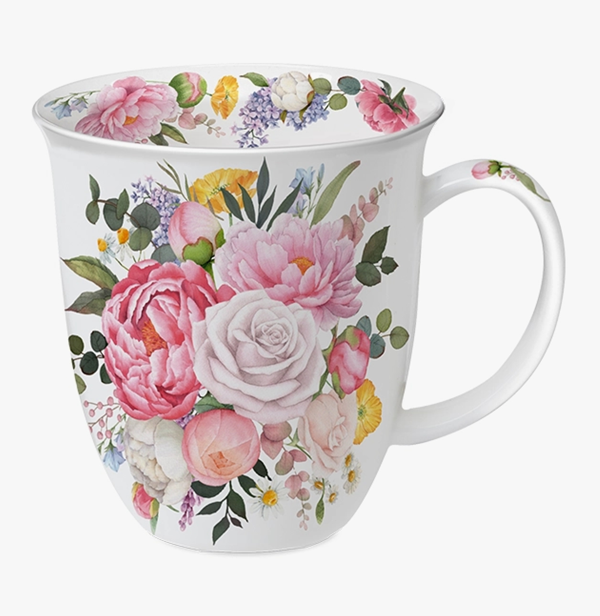 Bild von Tasse Pfingstrosen Jumbobecher 400 ml Fine Bone China 