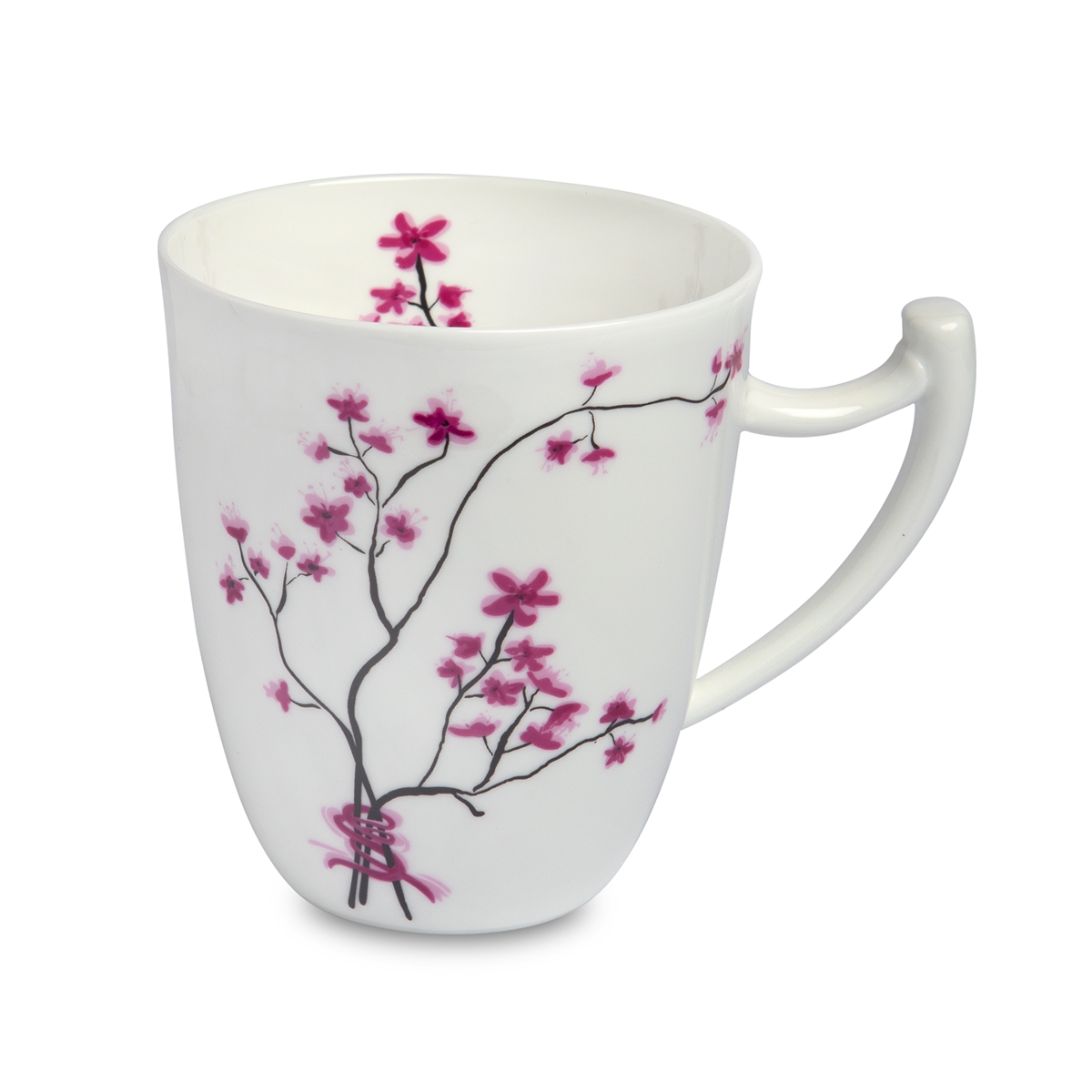 tealogic Cherry Blossom Henkelbecher Fine Bone China 0,4 L