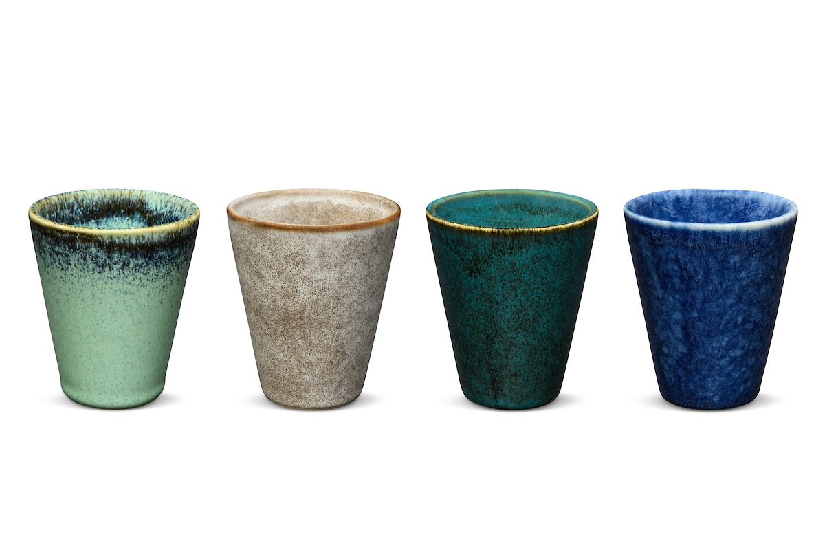 Charlotte Teebecher 4er Set Cups Steingut 0,1 L