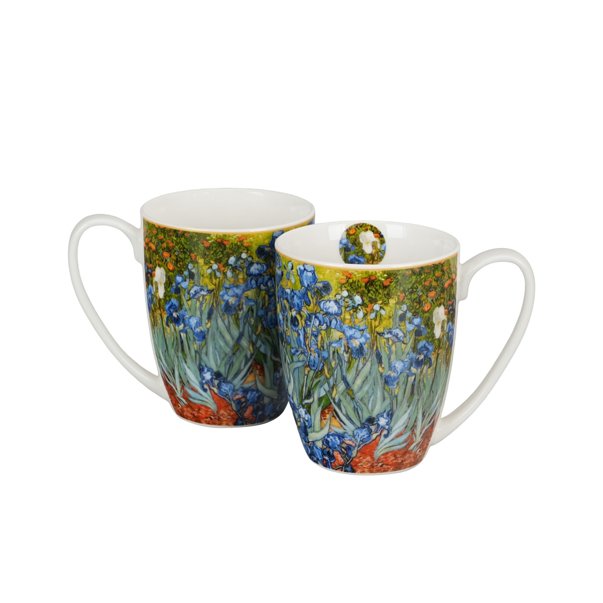 DUO Tasse 2er Set Irises van Gogh Porzellan 0,36 L