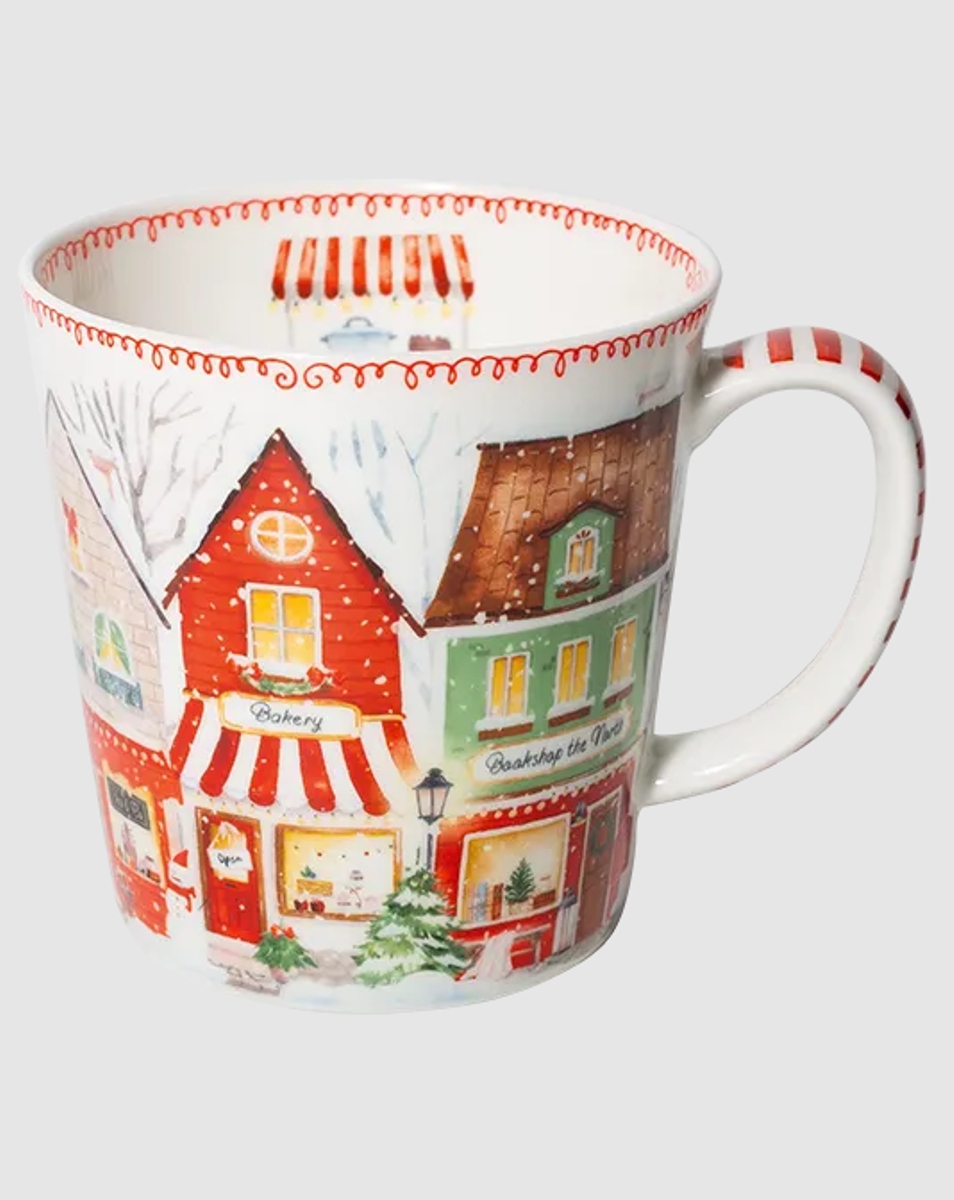 Tasse Winterdorf Jumbobecher 500 ml Fine Bone China 
