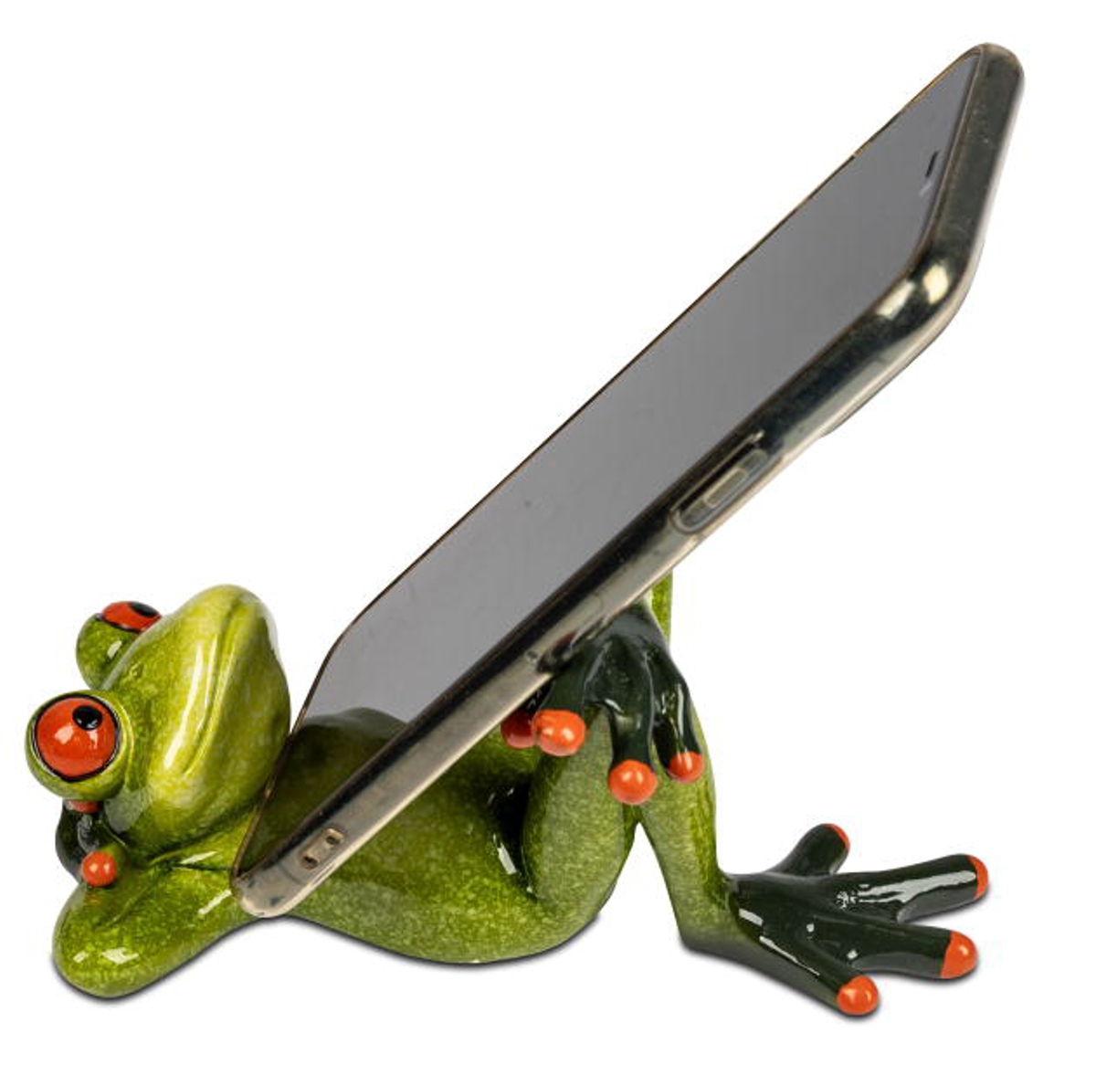 formano Dekofigur Frosch als Handyhalter