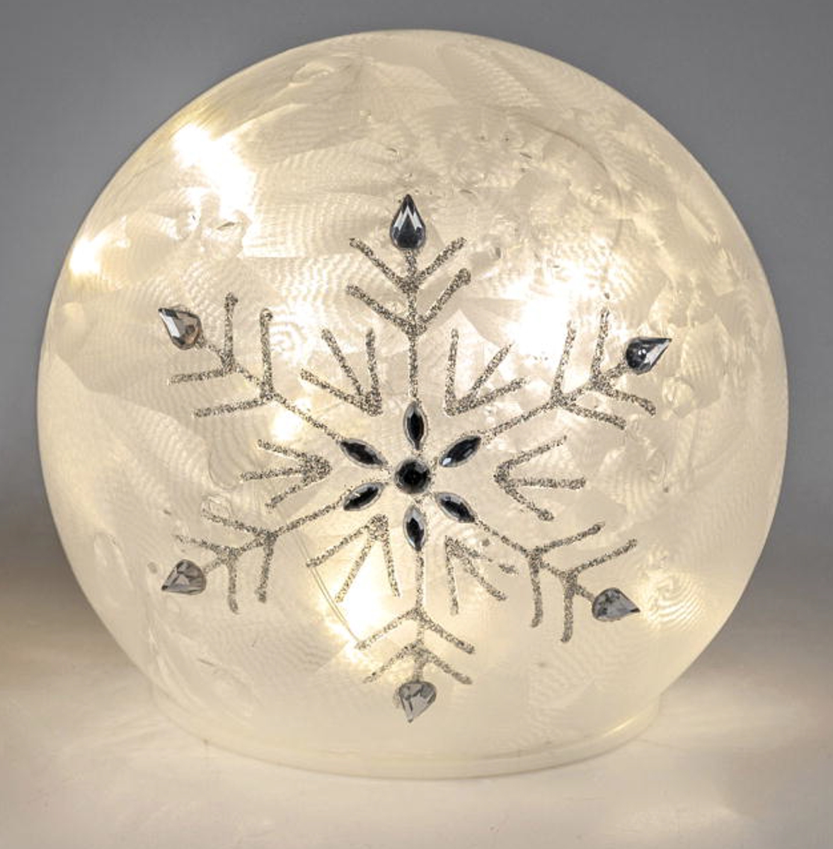 Deko-Licht LED Kugel Eiskristall 12cm